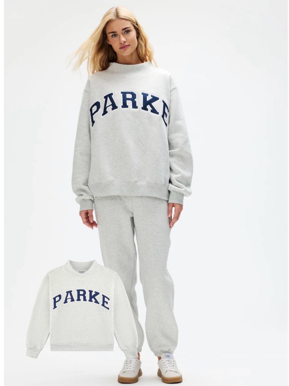 Parke OG Varsity Mockneck Classic Gray - Size S/M - Sold out online